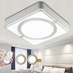 Plafoniera a filo LED moderna in metallo 2 lampadine incluse 50 cm