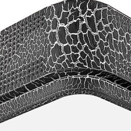 Plafoniera a filo LED moderna in metallo 2 lampadine incluse 50 cm