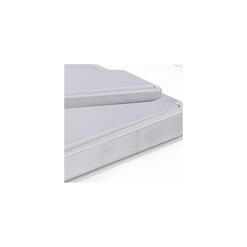 Plafoniera a filo moderna contemporanea in metallo bianco LED integrato 54 W