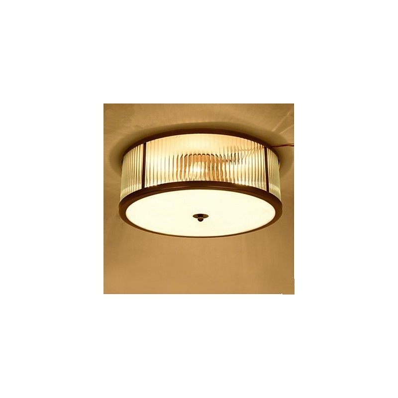 Plafoniera LED a filo rame pieno A, oro, 3 luci E12/E14