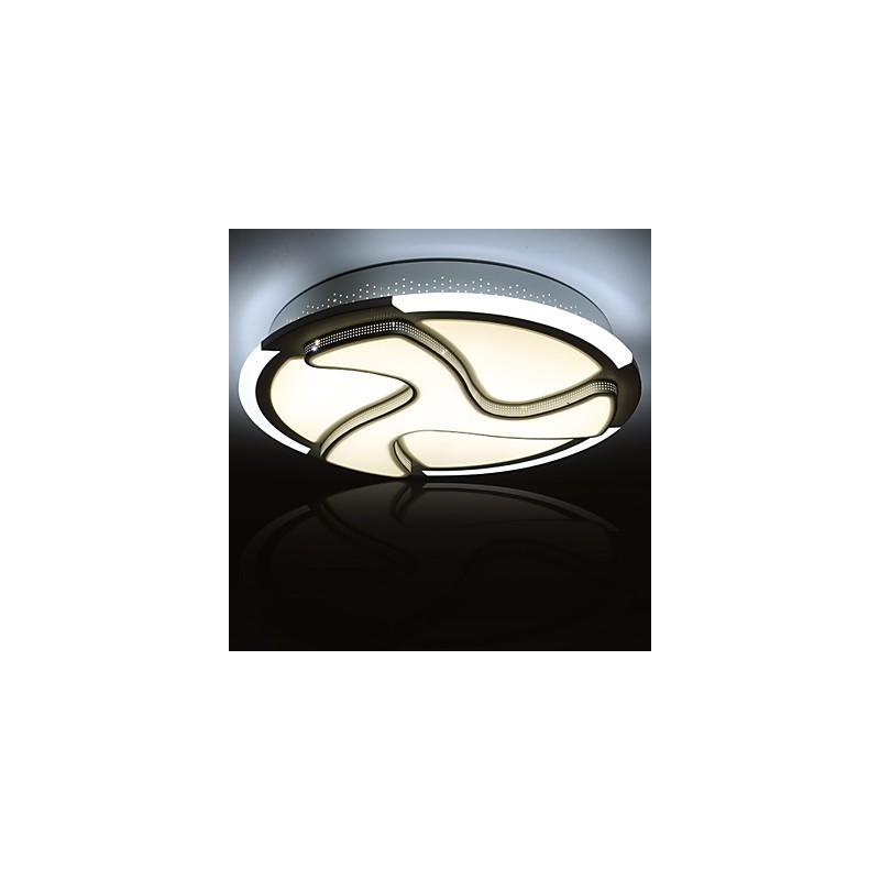 Plafoniera a filo moderna in metallo bianco LED integrato 18 W