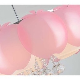 Plafoniera a filo moderna contemporanea in cristallo e metallo, 2 livelli, 41 cm