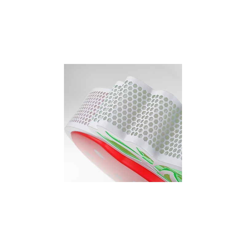 Plafoniera a filo moderna in metallo rosso con LED integrato 28 W