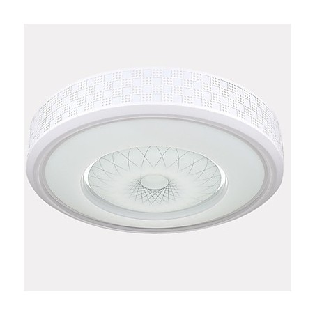 Plafoniera moderna a filo bianca con 3 lampadine LED