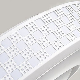 Plafoniera moderna a filo bianca con 3 lampadine LED