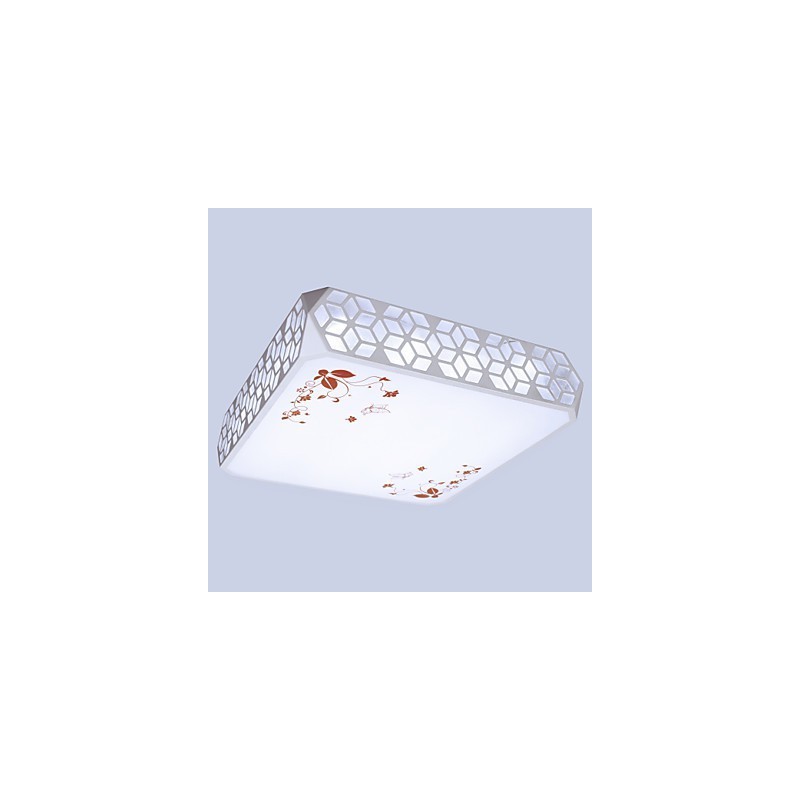 Plafoniera a filo mini moderna contemporanea in metallo LED 47 x 47 cm