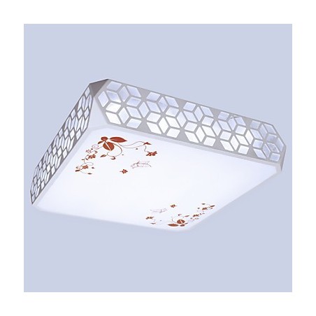 Plafoniera a filo mini moderna contemporanea in metallo LED 47 x 47 cm