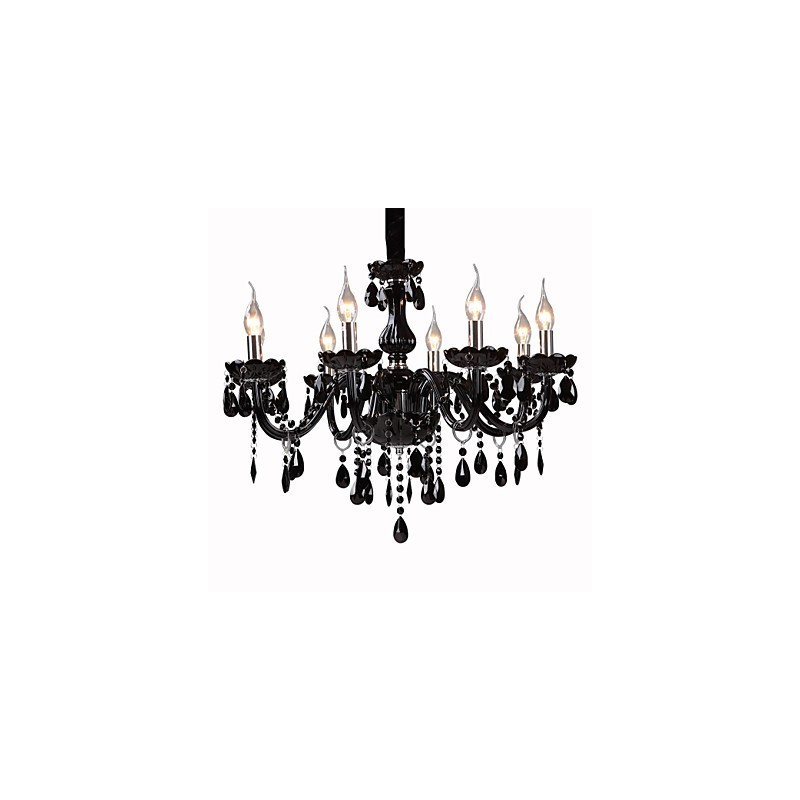 Lampadario moderno contemporaneo in cristallo elettroplaccato