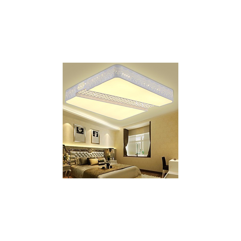 Plafoniera a filo moderna contemporanea in metallo bianco 3 LED