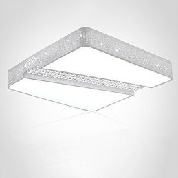 Plafoniera a filo moderna contemporanea in metallo bianco 3 LED