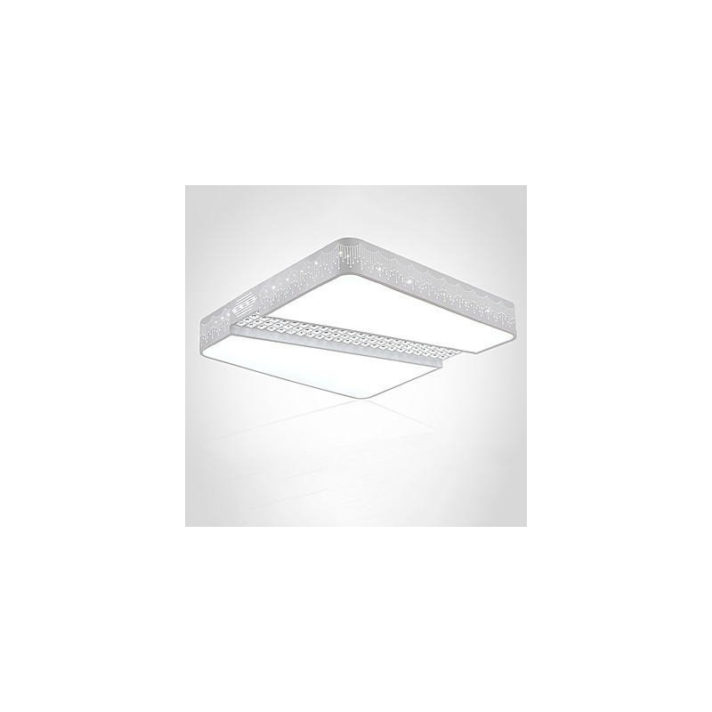 Plafoniera a filo moderna contemporanea in metallo bianco 3 LED