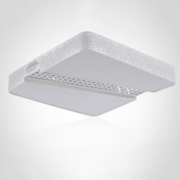 Plafoniera a filo moderna contemporanea in metallo bianco 3 LED