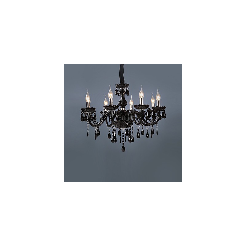 Lampadario moderno contemporaneo in cristallo elettroplaccato