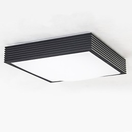 Plafoniera da soffitto moderna a filo con 3 LED integrati, 64 x 43 x 7 cm