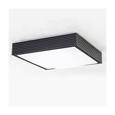 Plafoniera da soffitto moderna a filo con 3 LED integrati, 64 x 43 x 7 cm