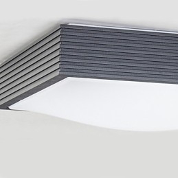 Plafoniera da soffitto moderna a filo con 3 LED integrati, 64 x 43 x 7 cm