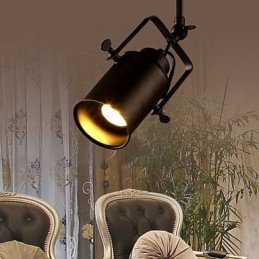 Applique da parete LED integrato 1 luce in metallo nero