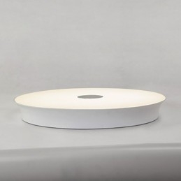 Plafoniera a filo moderna contemporanea in metallo 44 cm LED