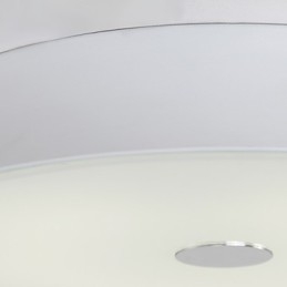 Plafoniera a filo moderna contemporanea in metallo 44 cm LED