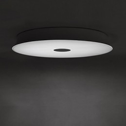 Plafoniera a filo moderna contemporanea in metallo 44 cm LED