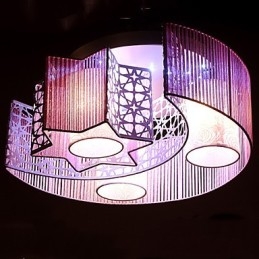 Plafoniera moderna contemporanea in metallo
