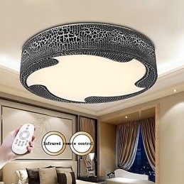 Plafoniera a filo moderna in metallo con 2 LED integrati 36 W