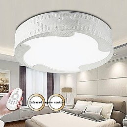 Plafoniera a filo moderna in metallo con 2 LED integrati 36 W