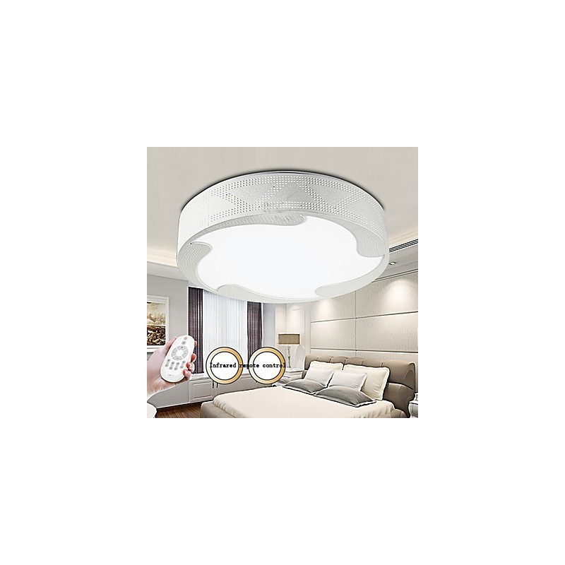 Plafoniera a filo moderna in metallo con 2 LED integrati 36 W