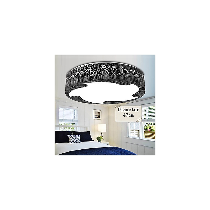 Plafoniera a filo moderna in metallo con 2 LED integrati 36 W
