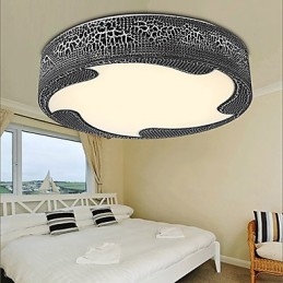 Plafoniera a filo moderna in metallo con 2 LED integrati 36 W