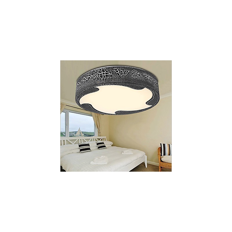 Plafoniera a filo moderna in metallo con 2 LED integrati 36 W