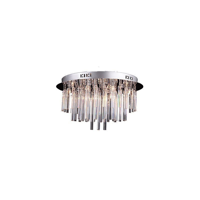 Lampadario moderno in cristallo con 12 luci