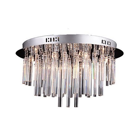 Lampadario moderno in cristallo con 12 luci