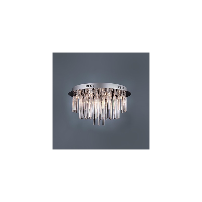 Lampadario moderno in cristallo con 12 luci