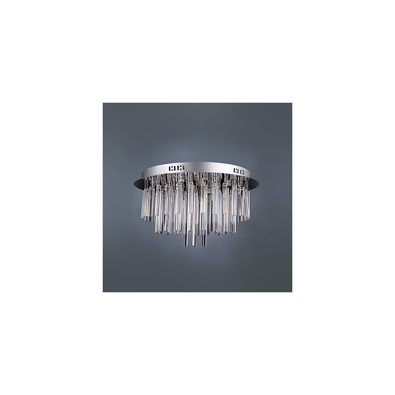 Lampadario moderno in cristallo con 12 luci