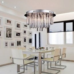 Lampadario moderno in cristallo con 12 luci