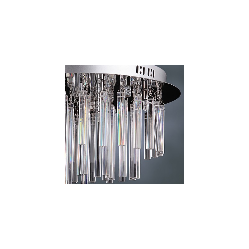 Lampadario moderno in cristallo con 12 luci