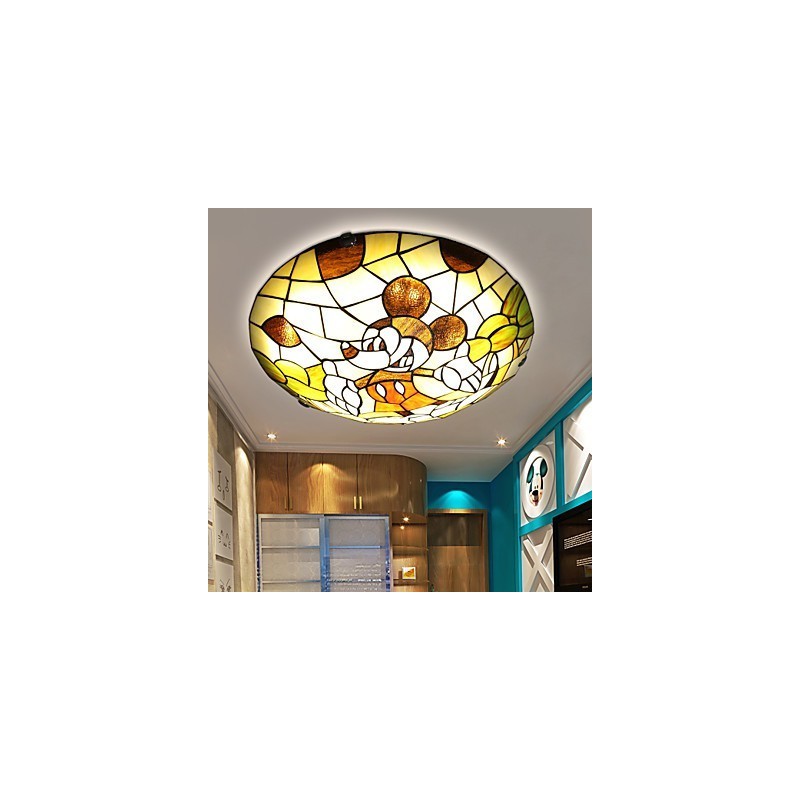 Plafoniera a cupola mediterranea Dolce Bambini Topolino 40 cm