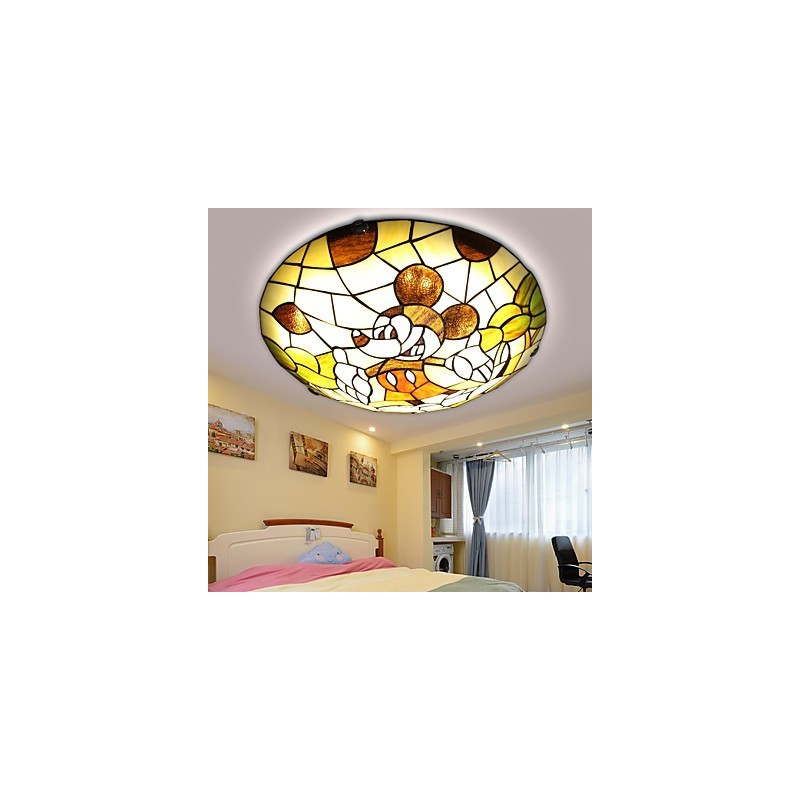 Plafoniera a cupola mediterranea Dolce Bambini Topolino 40 cm