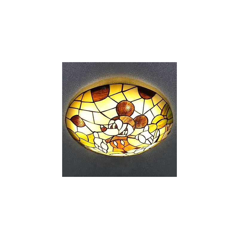 Plafoniera a cupola mediterranea Dolce Bambini Topolino 40 cm