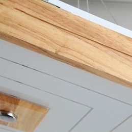 Plafoniera a filo moderna contemporanea in legno di bambù dipinto 3 LED integrati