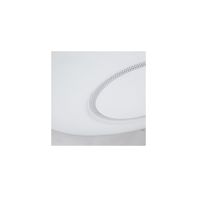 Plafoniera LED da soffitto moderna bianca 44 cm