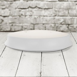 Plafoniera LED da soffitto moderna bianca 44 cm