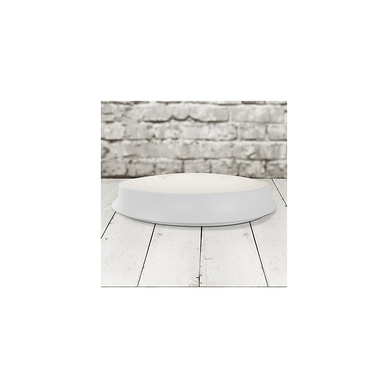 Plafoniera LED da soffitto moderna bianca 44 cm