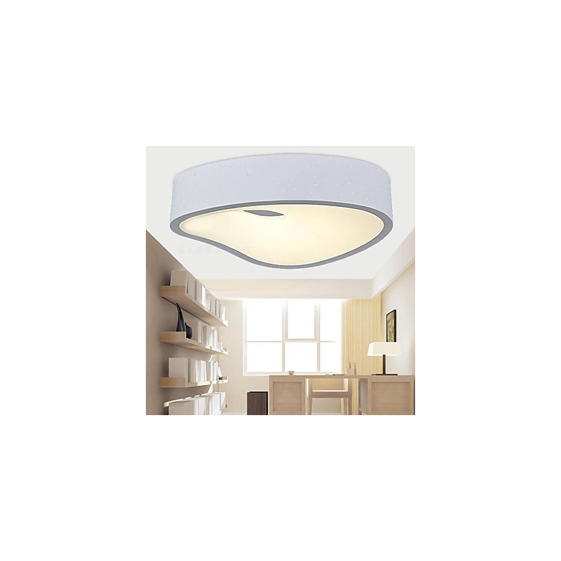 Lampada a soffitto a filo 1 luce moderna in metallo bianco e acrilico