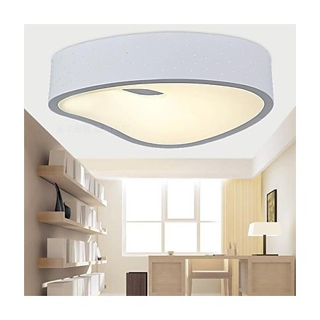 Lampada a soffitto a filo 1 luce moderna in metallo bianco e acrilico