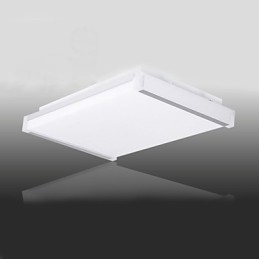Plafoniera moderna contemporanea a filo bianca con 3 luci LED integrate