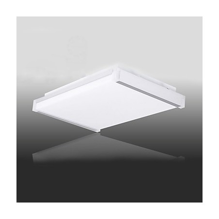 Plafoniera moderna contemporanea a filo bianca con 3 luci LED integrate
