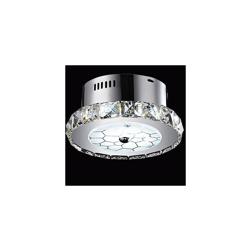 Plafoniera moderna a filo 1 luce in cristallo