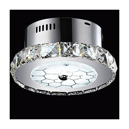 Plafoniera moderna a filo 1 luce in cristallo